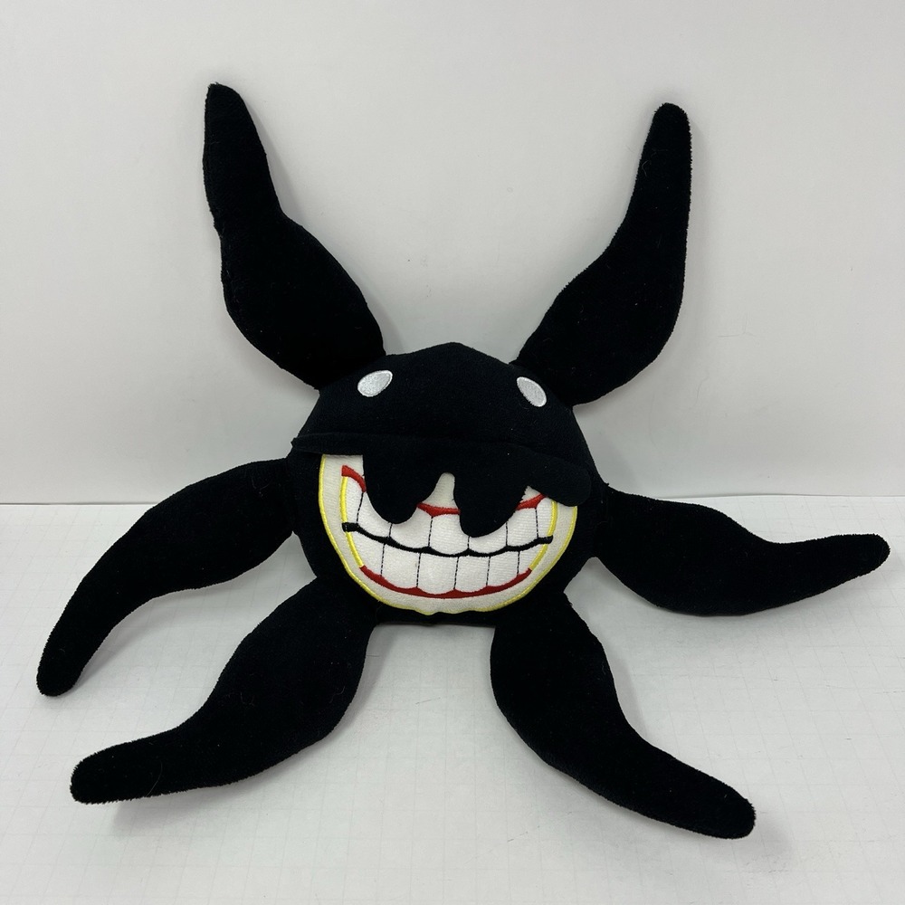 Roblox Doors Screech Plush Toy Black Monster Creepy Stuffed Figure Doll